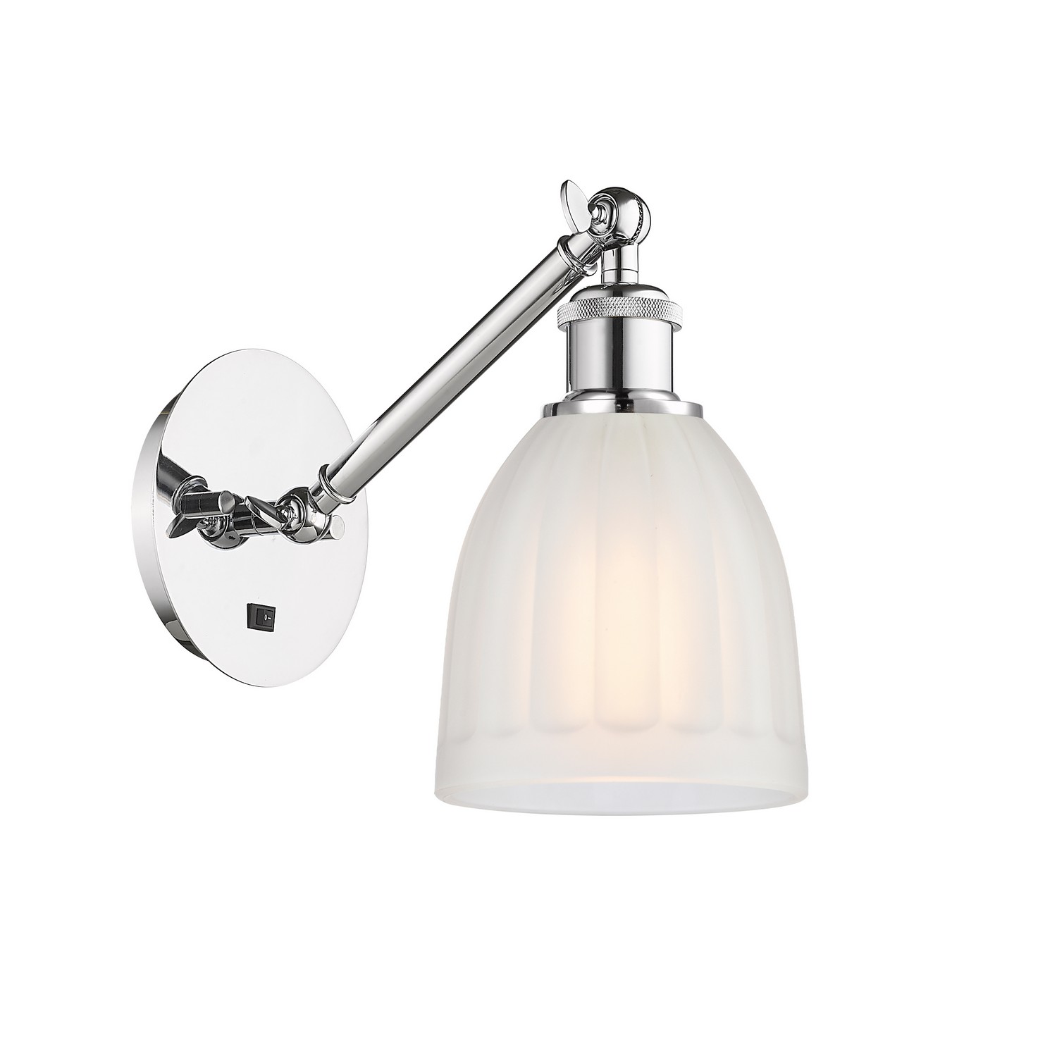 LED Wall Sconce by Innovations - Ballston Collection, Polished Chrome Finish - 317-1W-PC-G441-LED