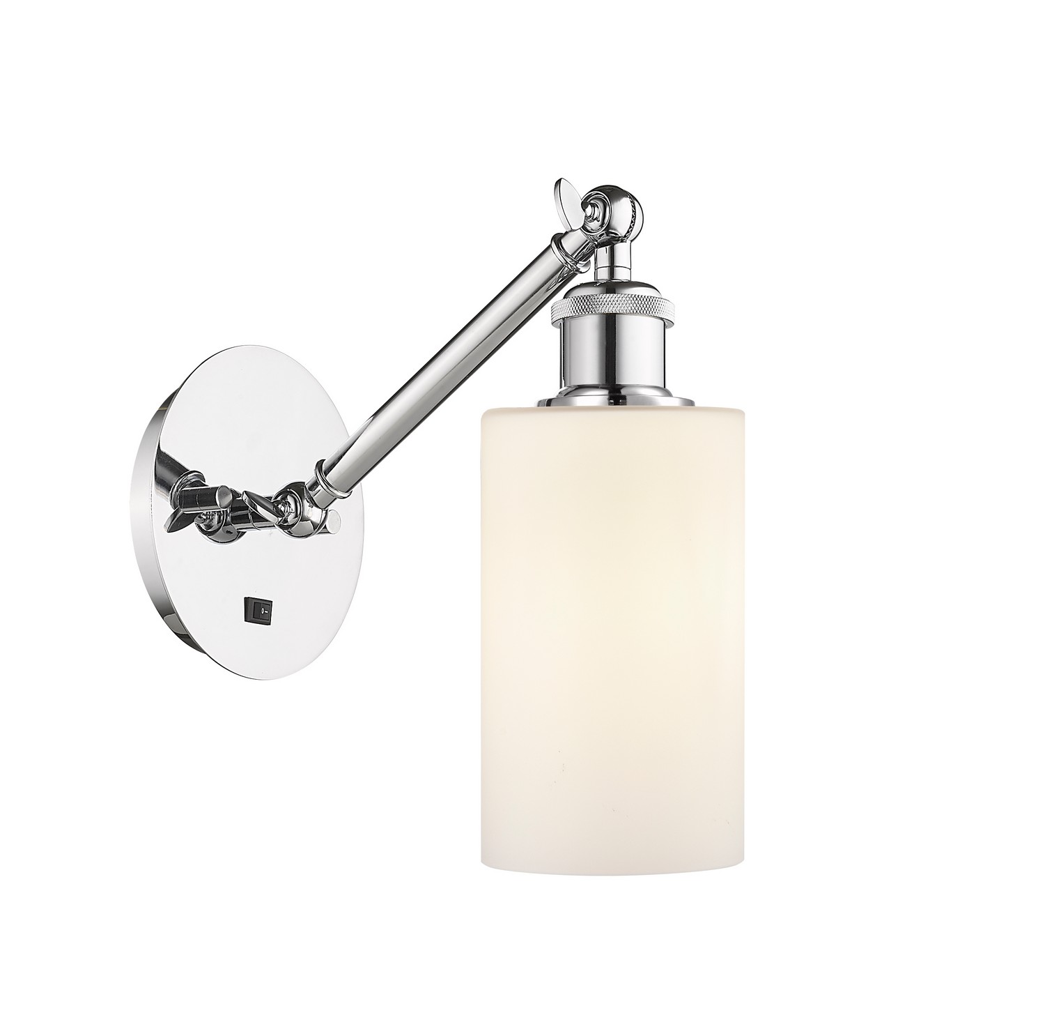 One Light Wall Sconce by Innovations - Ballston Collection, Polished Chrome Finish - 317-1W-PC-G801