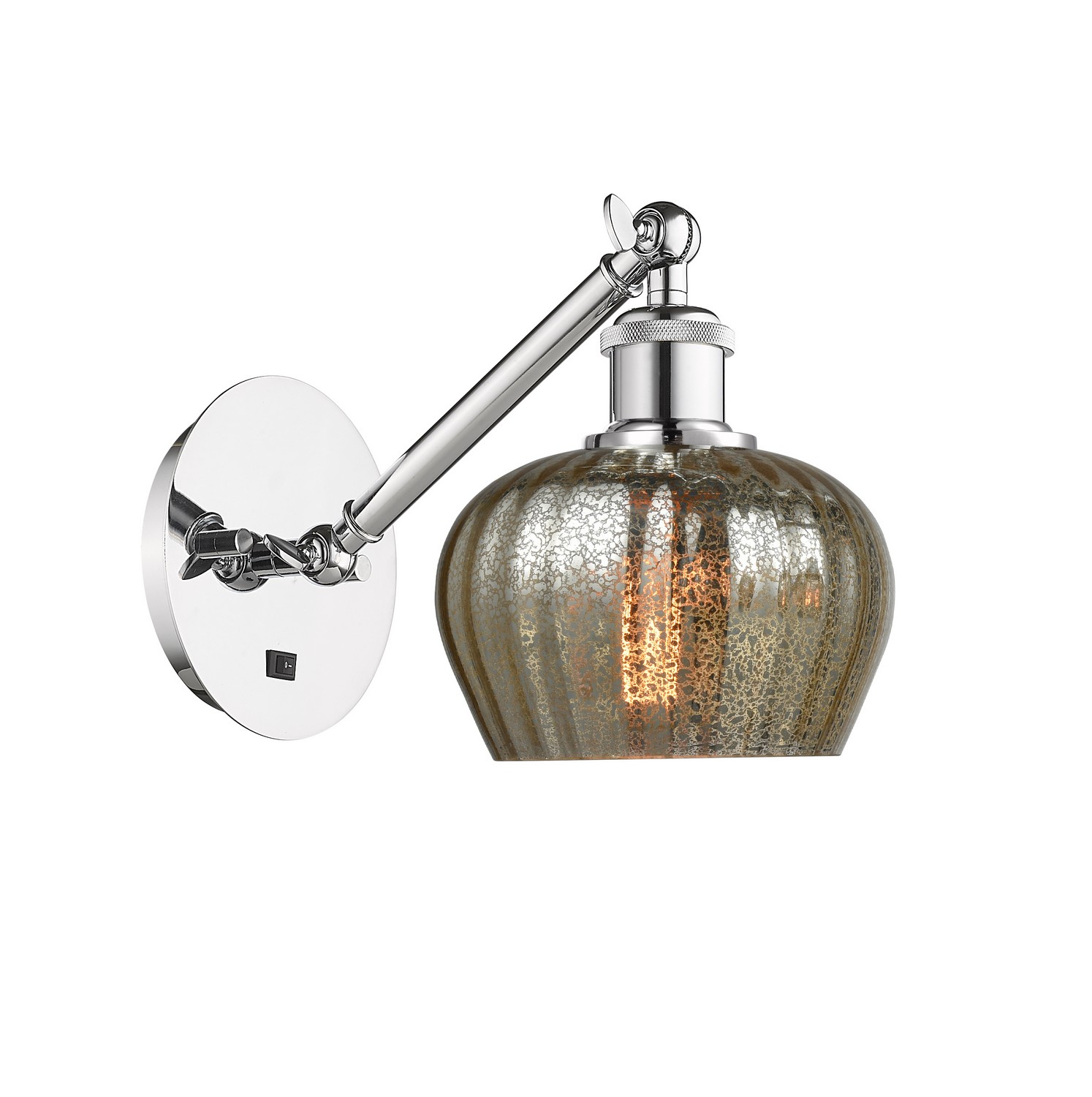 LED Wall Sconce by Innovations - Ballston Collection, Polished Chrome Finish - 317-1W-PC-G96-LED