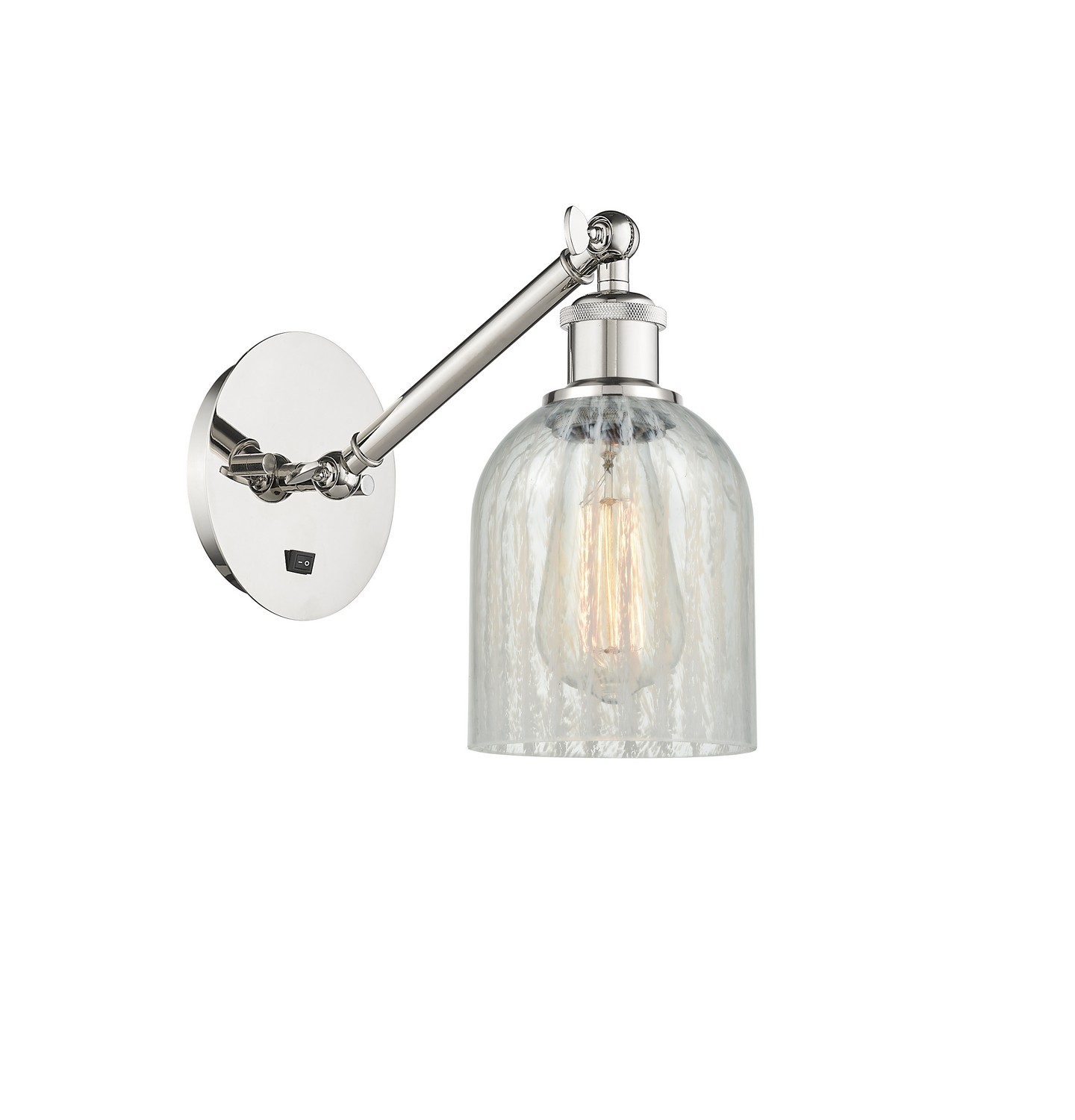 LED Wall Sconce by Innovations - Ballston Collection, Polished Nickel Finish - 317-1W-PN-G2511-LED