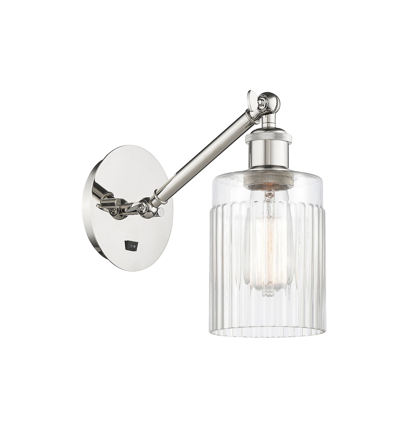 LED Wall Sconce by Innovations - Ballston Collection, Polished Nickel Finish - 317-1W-PN-G342-LED