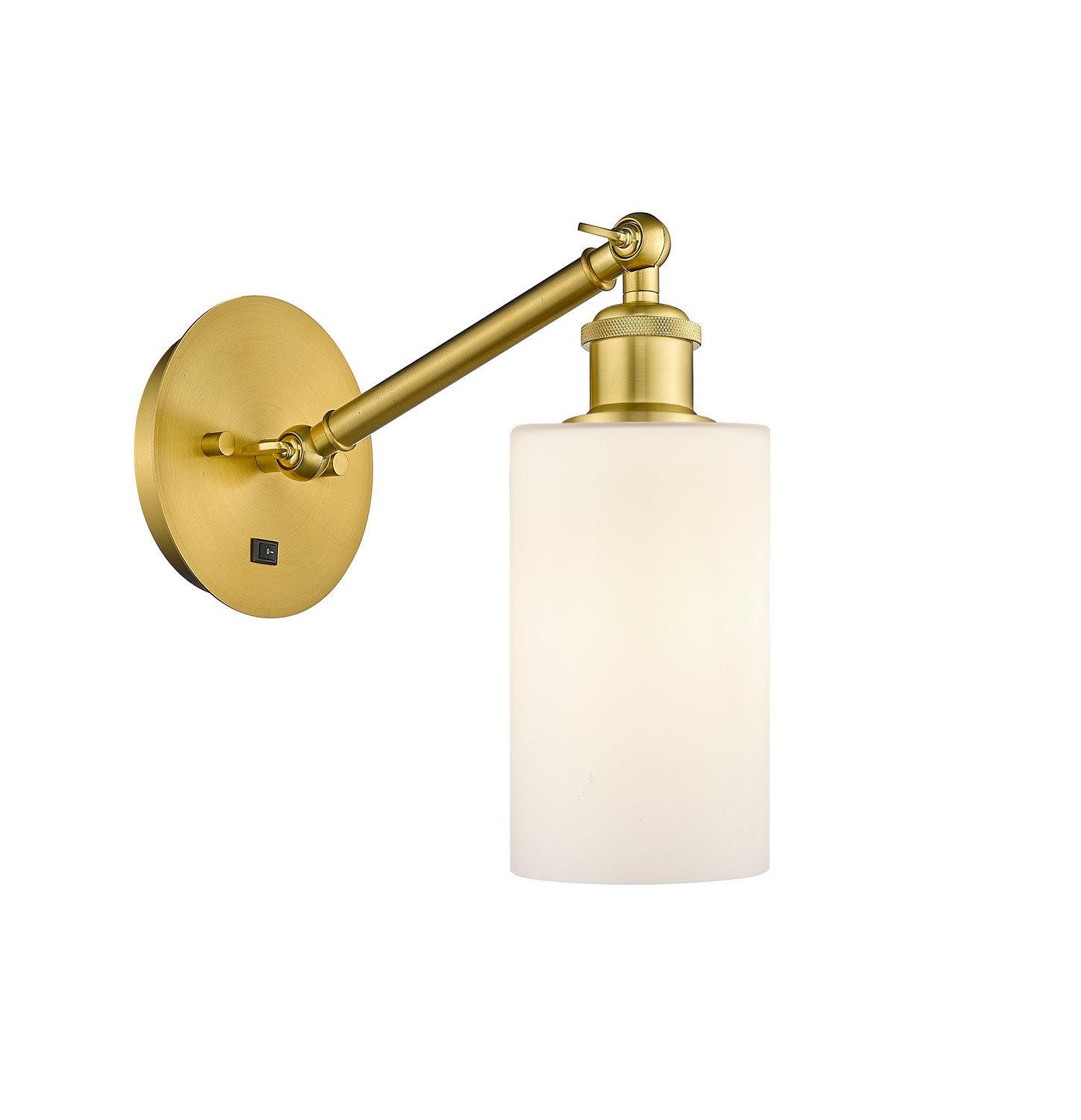 LED Wall Sconce by Innovations - Ballston Collection, Satin Gold Finish - 317-1W-SG-G801-LED