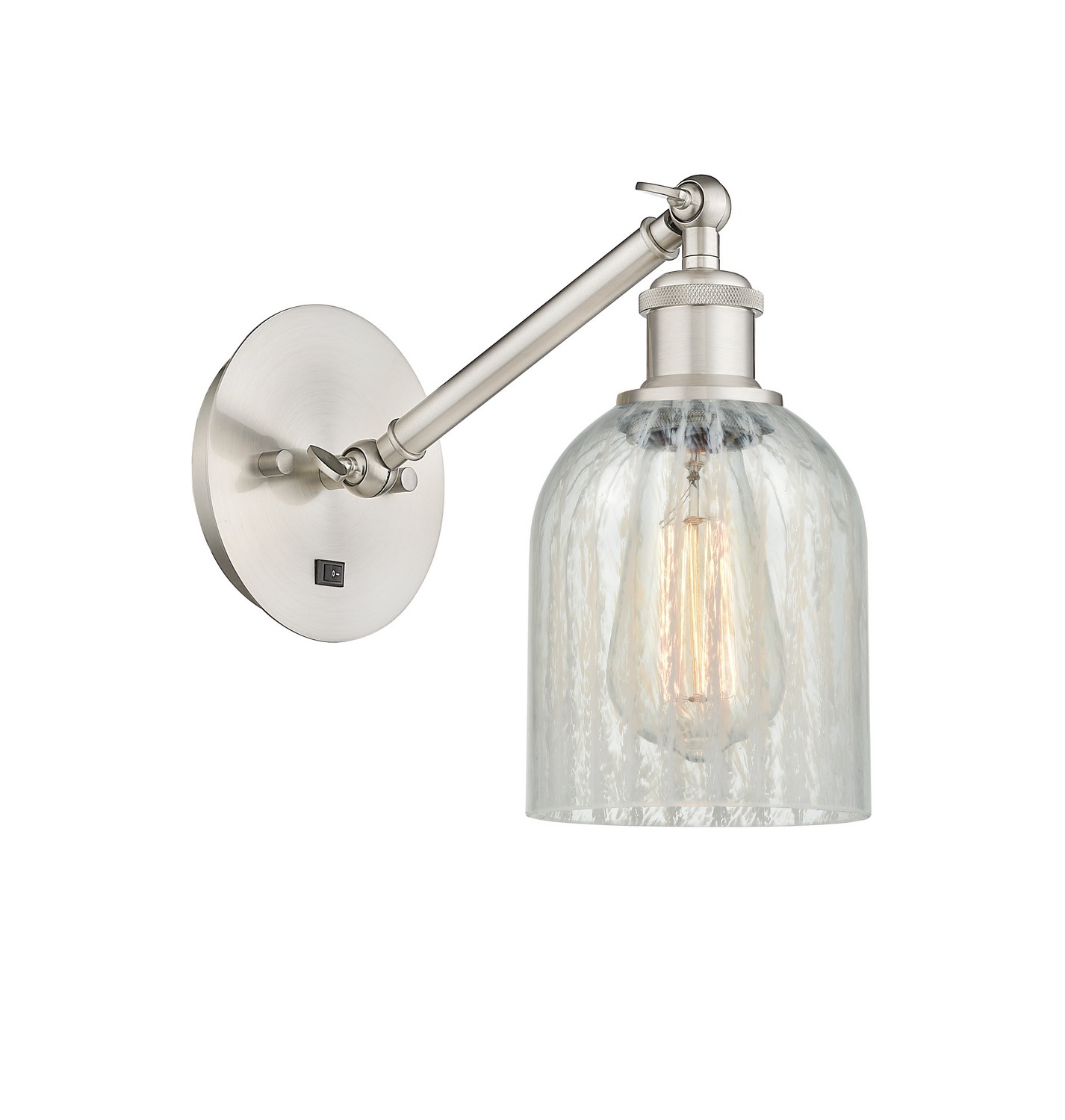 One Light Wall Sconce by Innovations - Ballston Collection, Brushed Satin Nickel Finish - 317-1W-SN-G2511