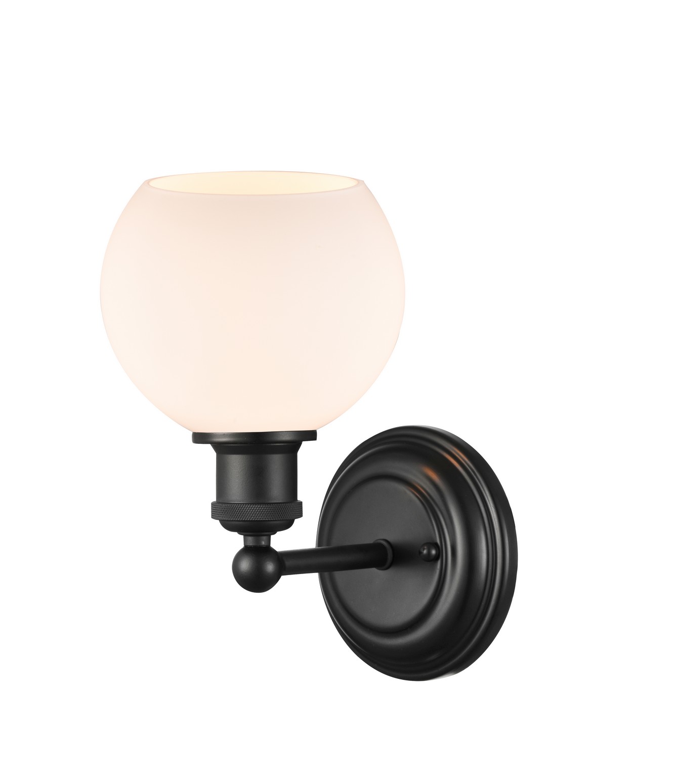 LED Wall Sconce by Innovations - Concord Collection, Matte Black Finish - 341-1W-BK-G121-6-LED