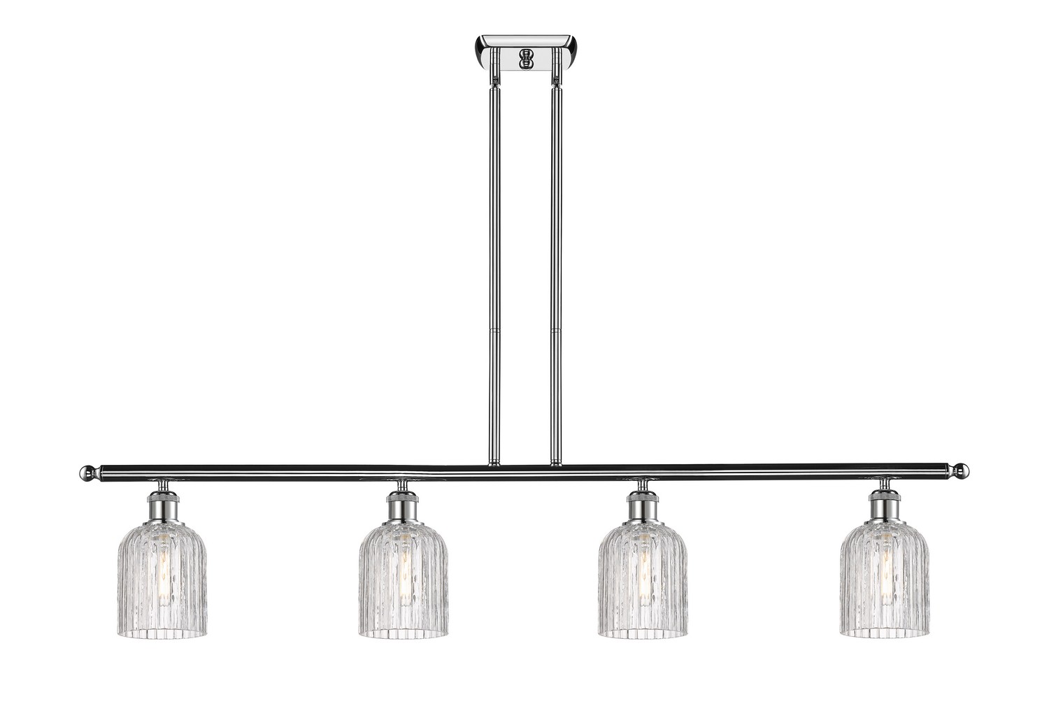 Four Light Island Pendant by Innovations - Ballston Collection, Polished Chrome Finish - 516-4I-PC-G559-5CL
