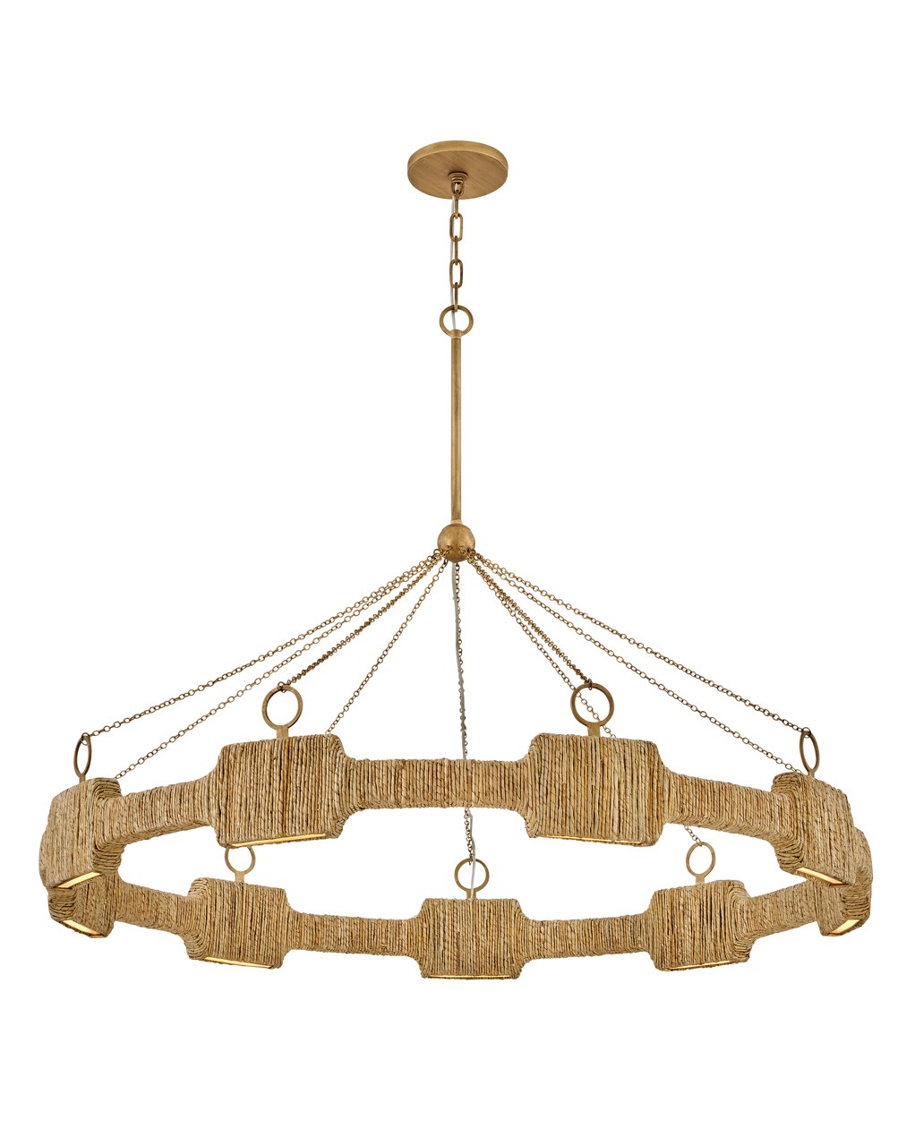 Hinkley Raffi LED Chandelier in Burnished Gold - 34108BNG