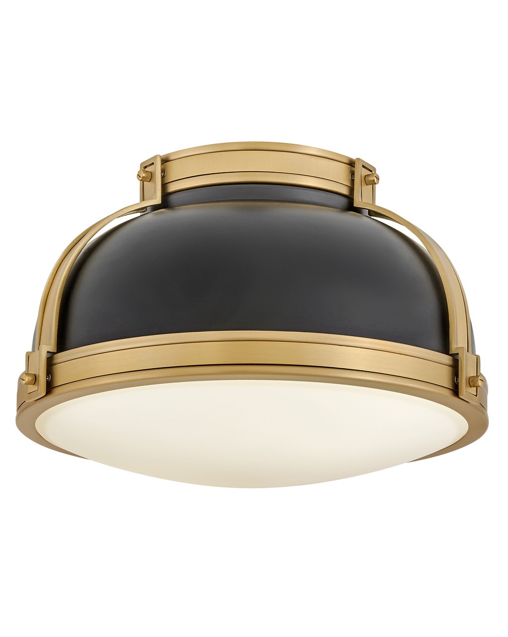 Hinkley Barton LED Flush Mount in Black - 46351BK-LCB
