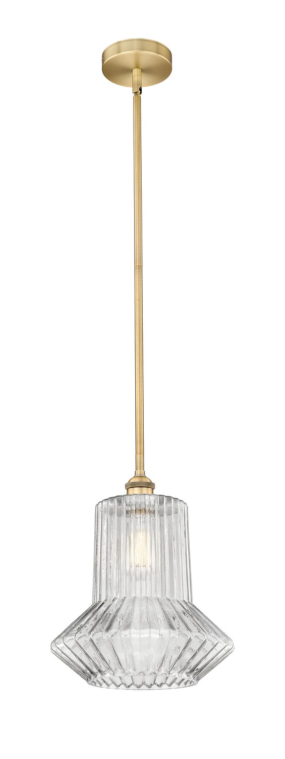 One Light Mini Pendant by Innovations - Edison Collection, Brushed Brass Finish - 616-1S-BB-G212