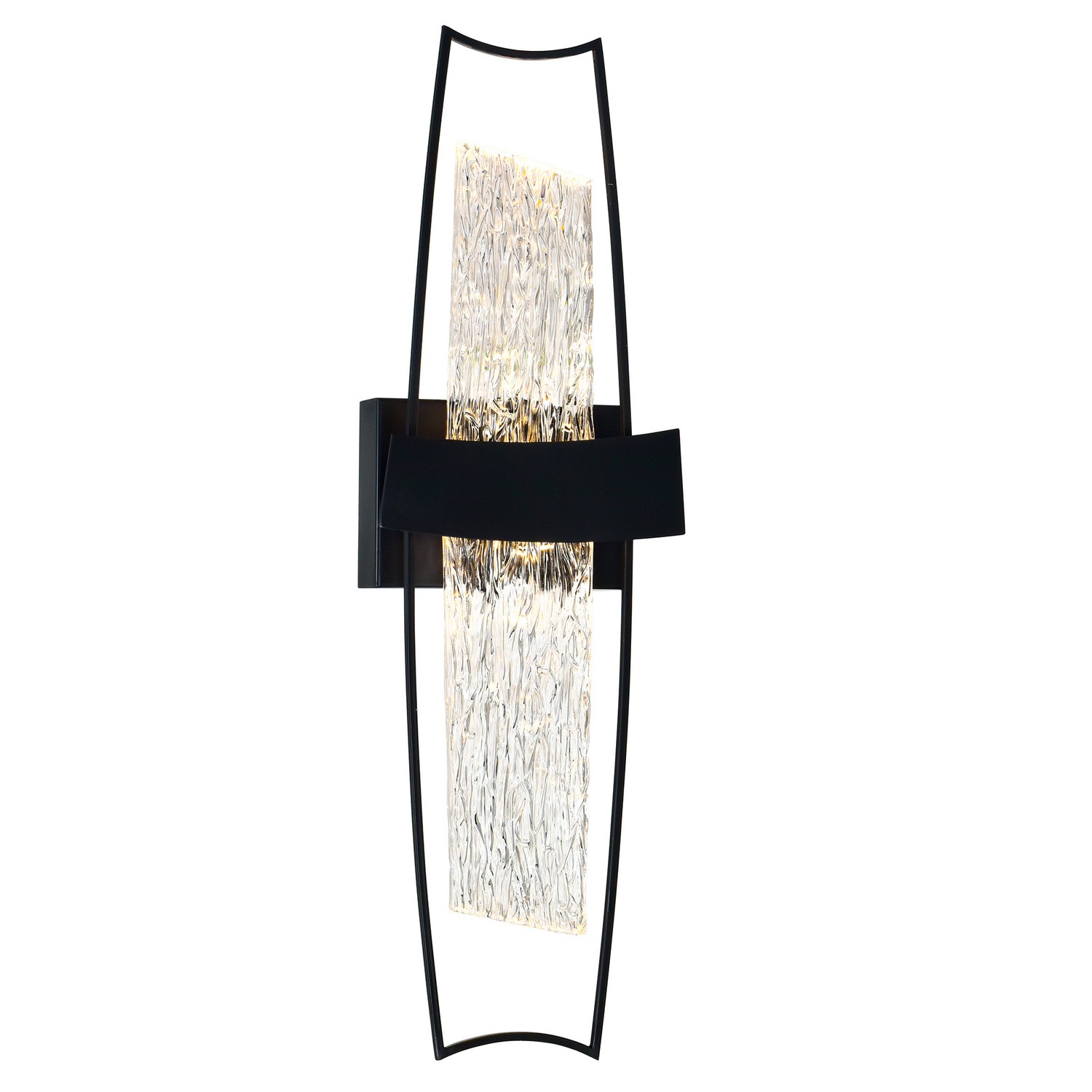 CWI Lighting 1246W8-101 Guadiana LED 8 inch Black Wall Light