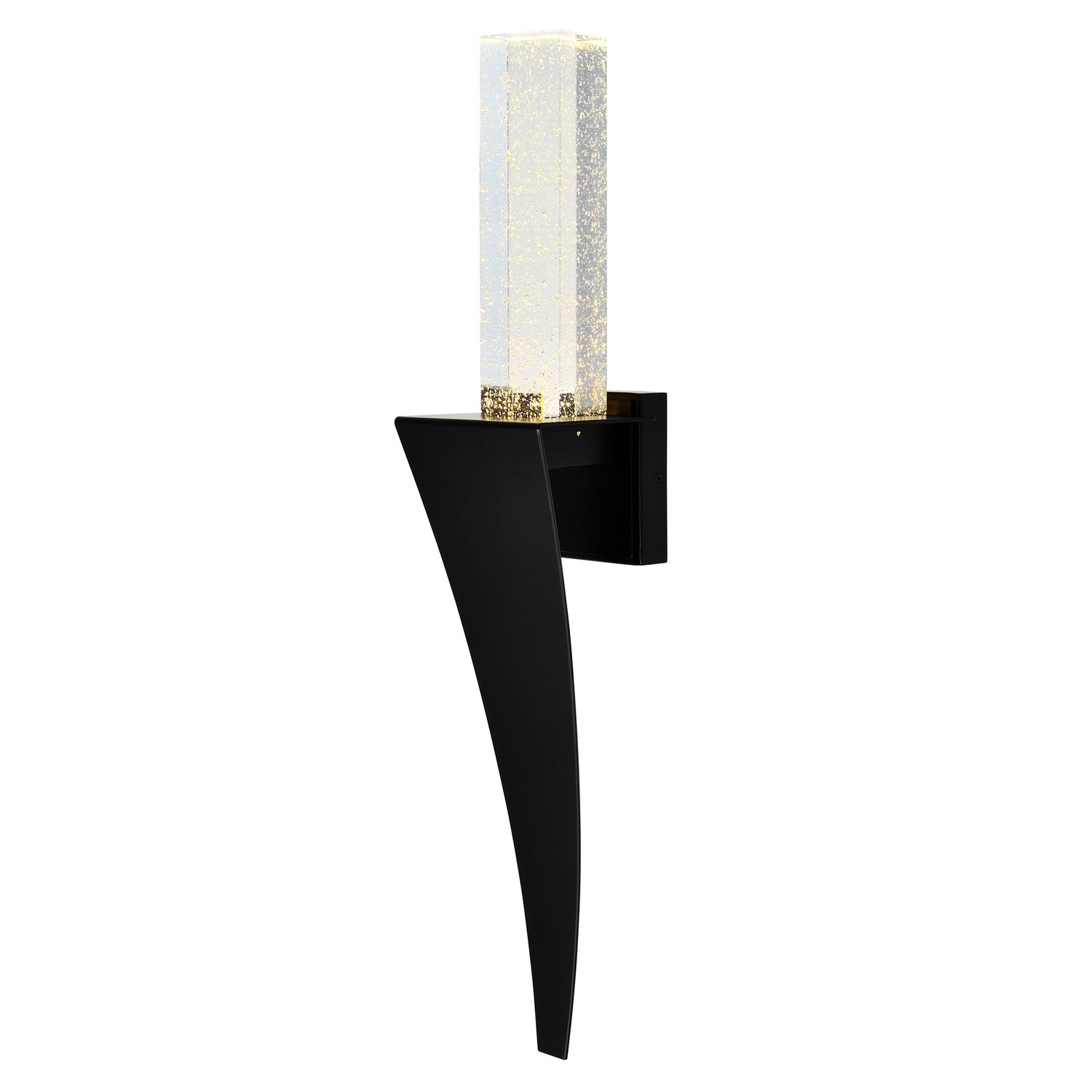 CWI Lighting 1502W7-1-101 Catania LED 7 inch Black Wall Light