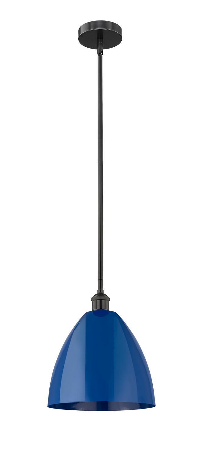 One Light Mini Pendant by Innovations - Edison Collection, Matte Black Finish - 616-1S-BK-MBD-12-BL