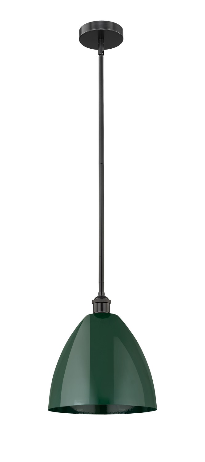 One Light Mini Pendant by Innovations - Edison Collection, Matte Black Finish - 616-1S-BK-MBD-12-GR