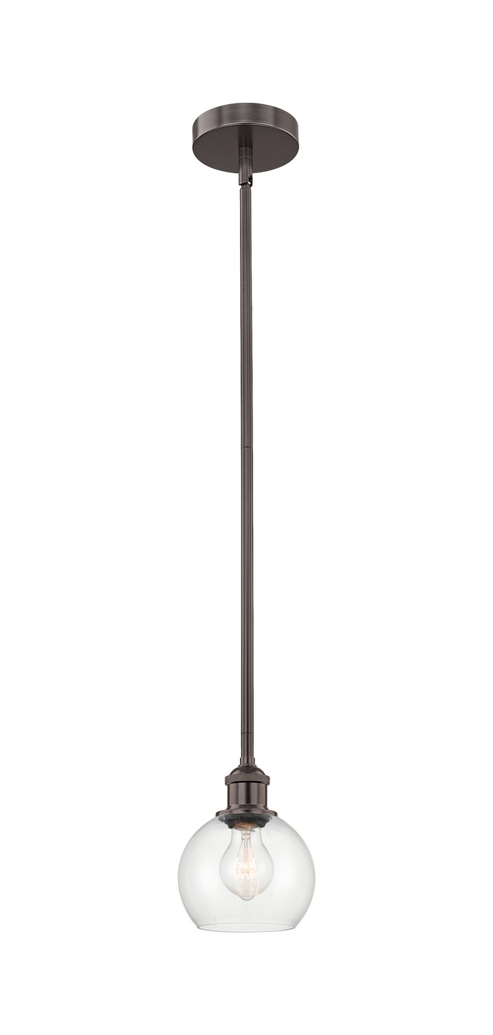 One Light Mini Pendant by Innovations - Edison Collection, Oil Rubbed Bronze Finish - 616-1S-OB-G122-6