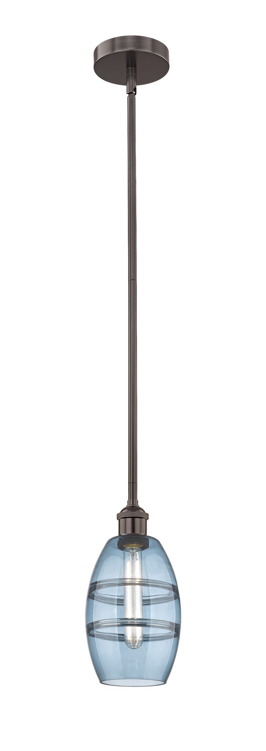 One Light Mini Pendant by Innovations - Edison Collection, Oil Rubbed Bronze Finish - 616-1S-OB-G557-6BL