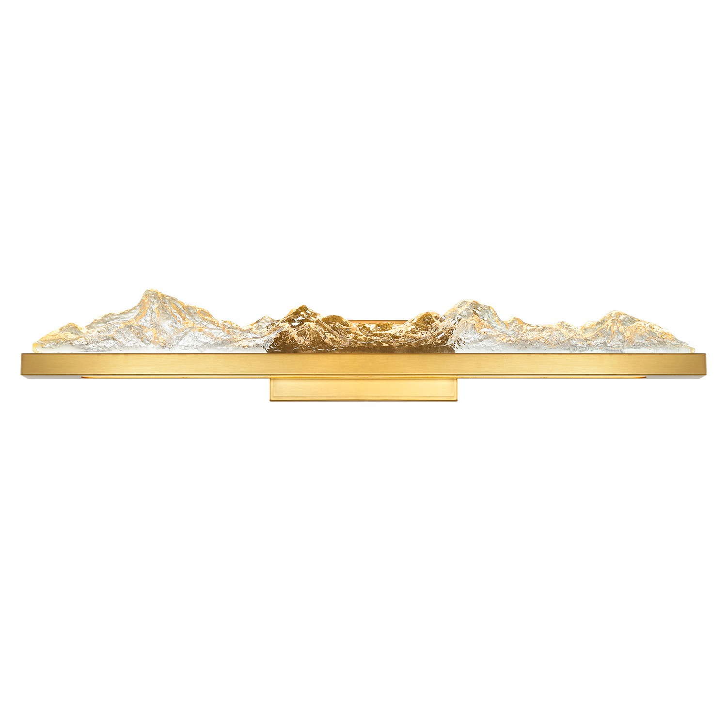 CWI Lighting 1601W36-624 Himalayas LED 36 inch Brass Vanity Light Wall Light