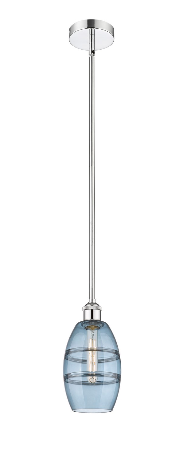 One Light Mini Pendant by Innovations - Edison Collection, Polished Chrome Finish - 616-1S-PC-G557-6BL
