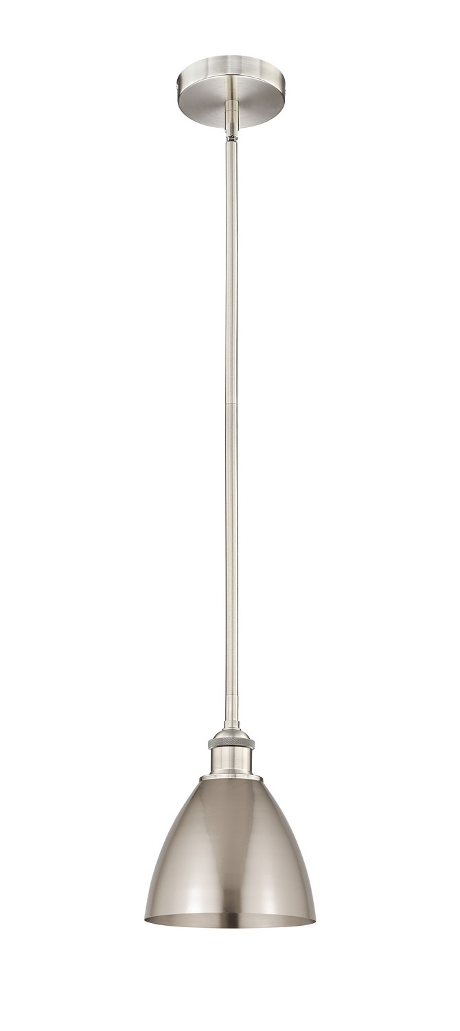One Light Mini Pendant by Innovations - Edison Collection, Brushed Satin Nickel Finish - 616-1S-SN-MBD-75-SN