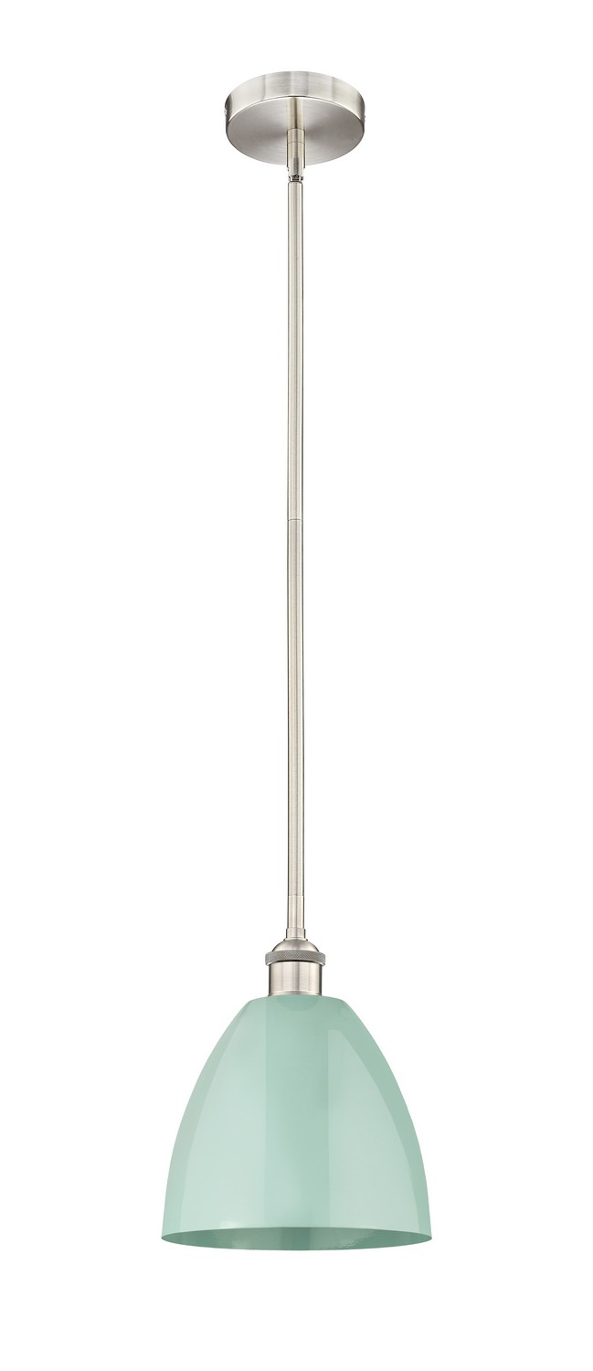 One Light Mini Pendant by Innovations - Edison Collection, Brushed Satin Nickel Finish - 616-1S-SN-MBD-9-SF