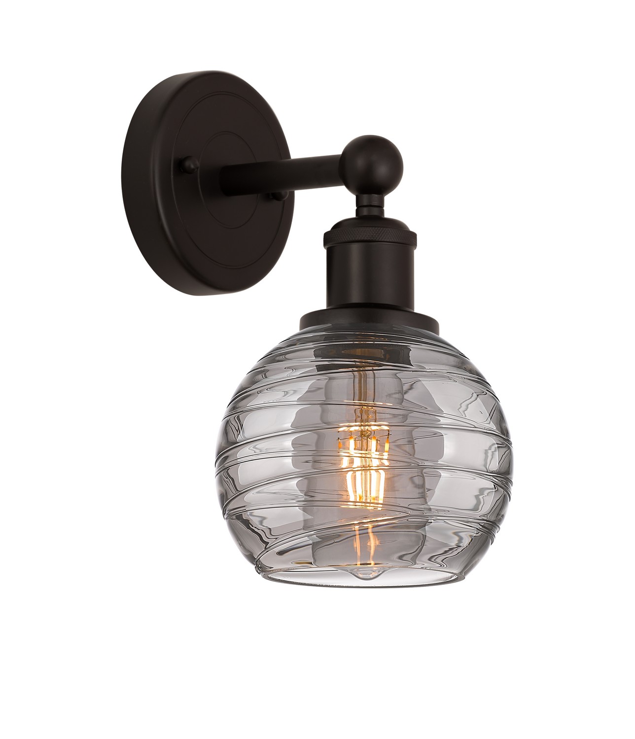 One Light Wall Sconce by Innovations - Edison Collection, Oil Rubbed Bronze Finish - 616-1W-OB-G1213-6SM