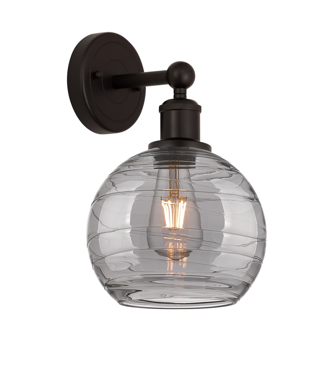 One Light Wall Sconce by Innovations - Edison Collection, Oil Rubbed Bronze Finish - 616-1W-OB-G1213-8SM