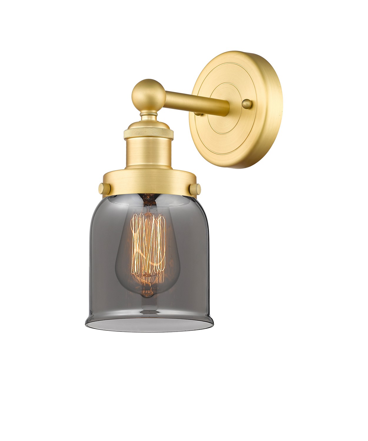One Light Wall Sconce by Innovations - Edison Collection, Satin Gold Finish - 616-1W-SG-G53