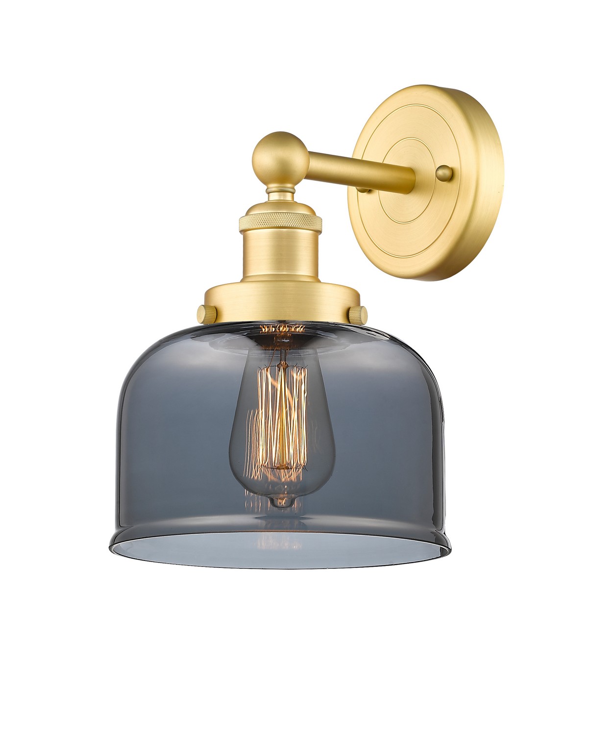 One Light Wall Sconce by Innovations - Edison Collection, Satin Gold Finish - 616-1W-SG-G73