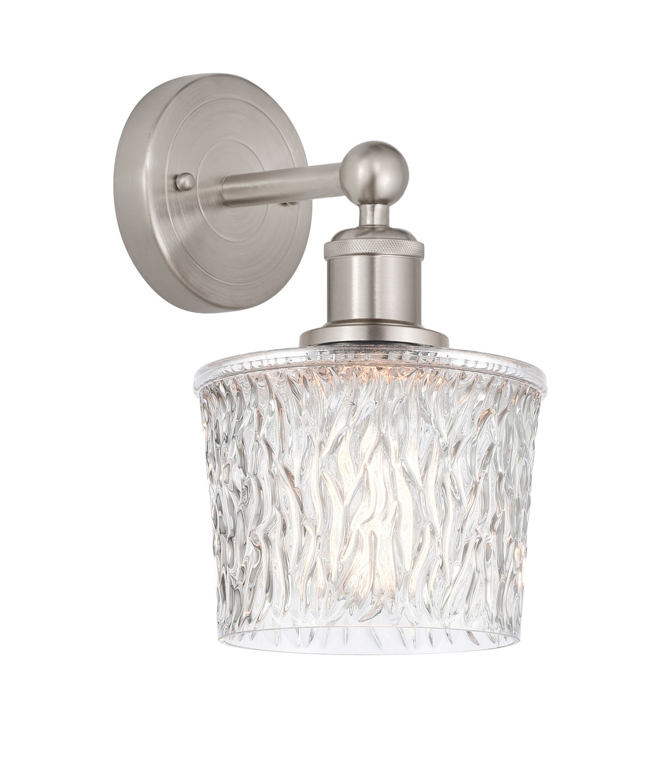 One Light Wall Sconce by Innovations - Edison Collection, Brushed Satin Nickel Finish - 616-1W-SN-G402