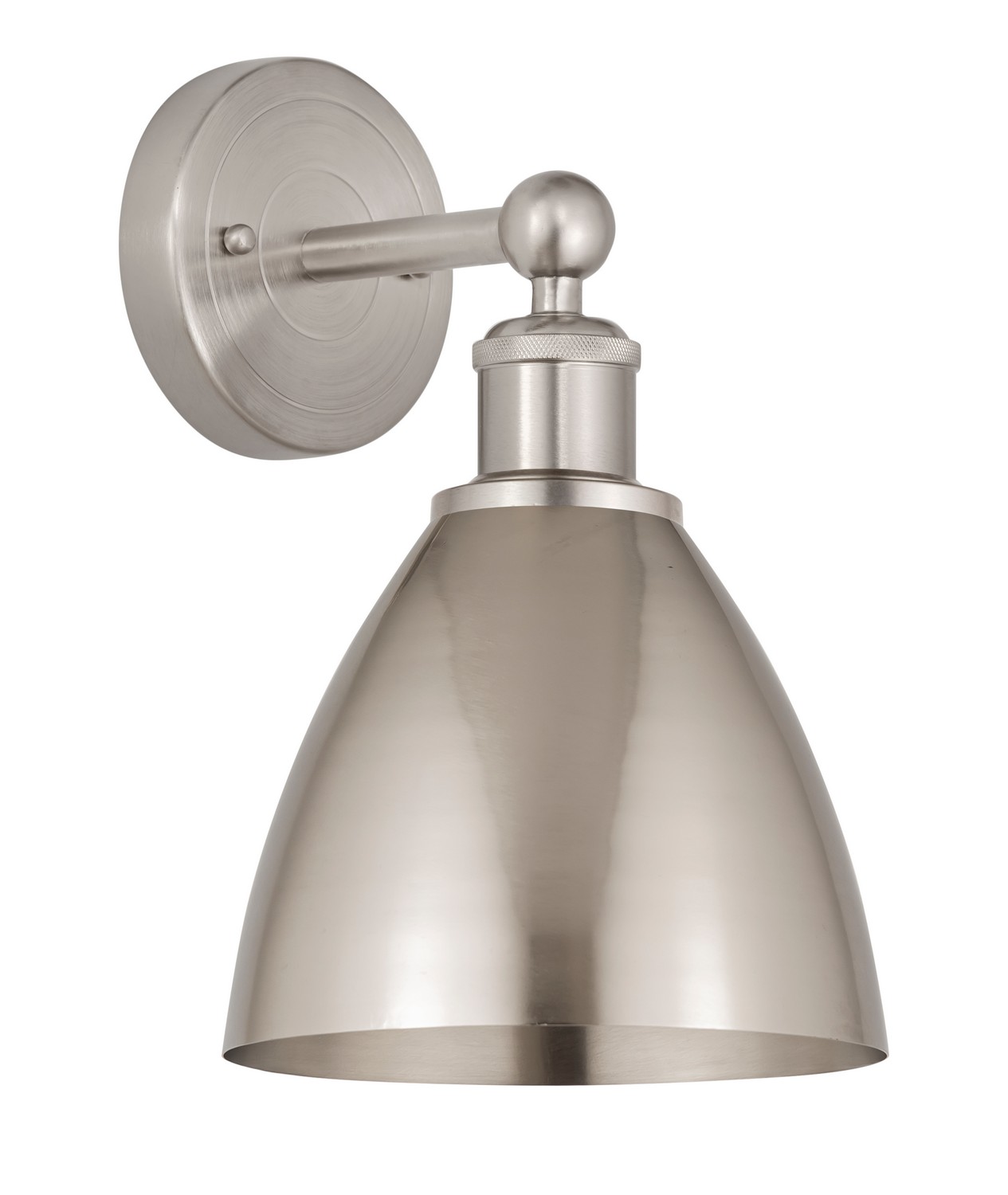 One Light Wall Sconce by Innovations - Edison Collection, Brushed Satin Nickel Finish - 616-1W-SN-MBD-75-SN