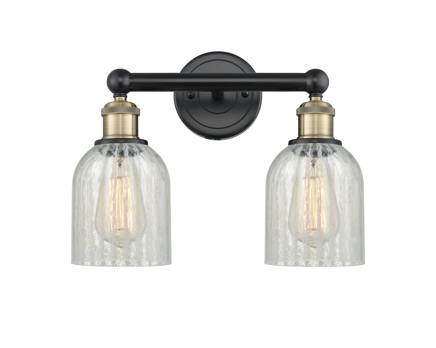 Two Light Bath Vanity by Innovations - Edison Collection, Black Antique Brass Finish - 616-2W-BAB-G2511