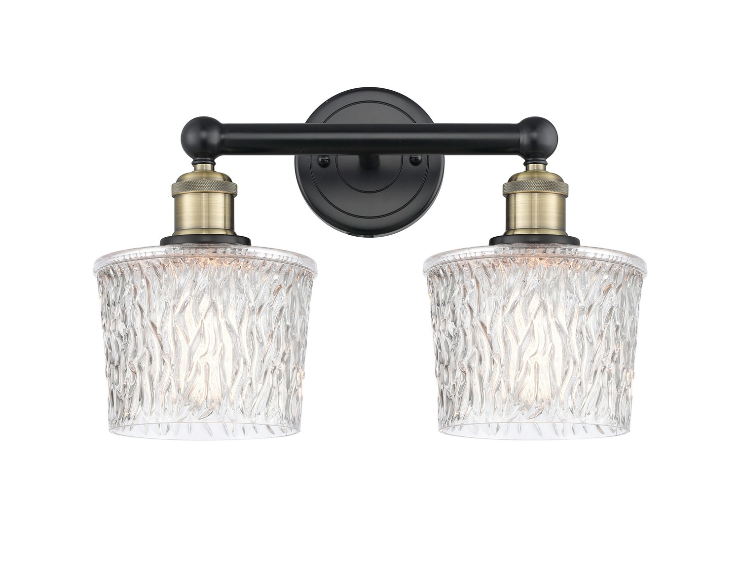 Two Light Bath Vanity by Innovations - Edison Collection, Black Antique Brass Finish - 616-2W-BAB-G402