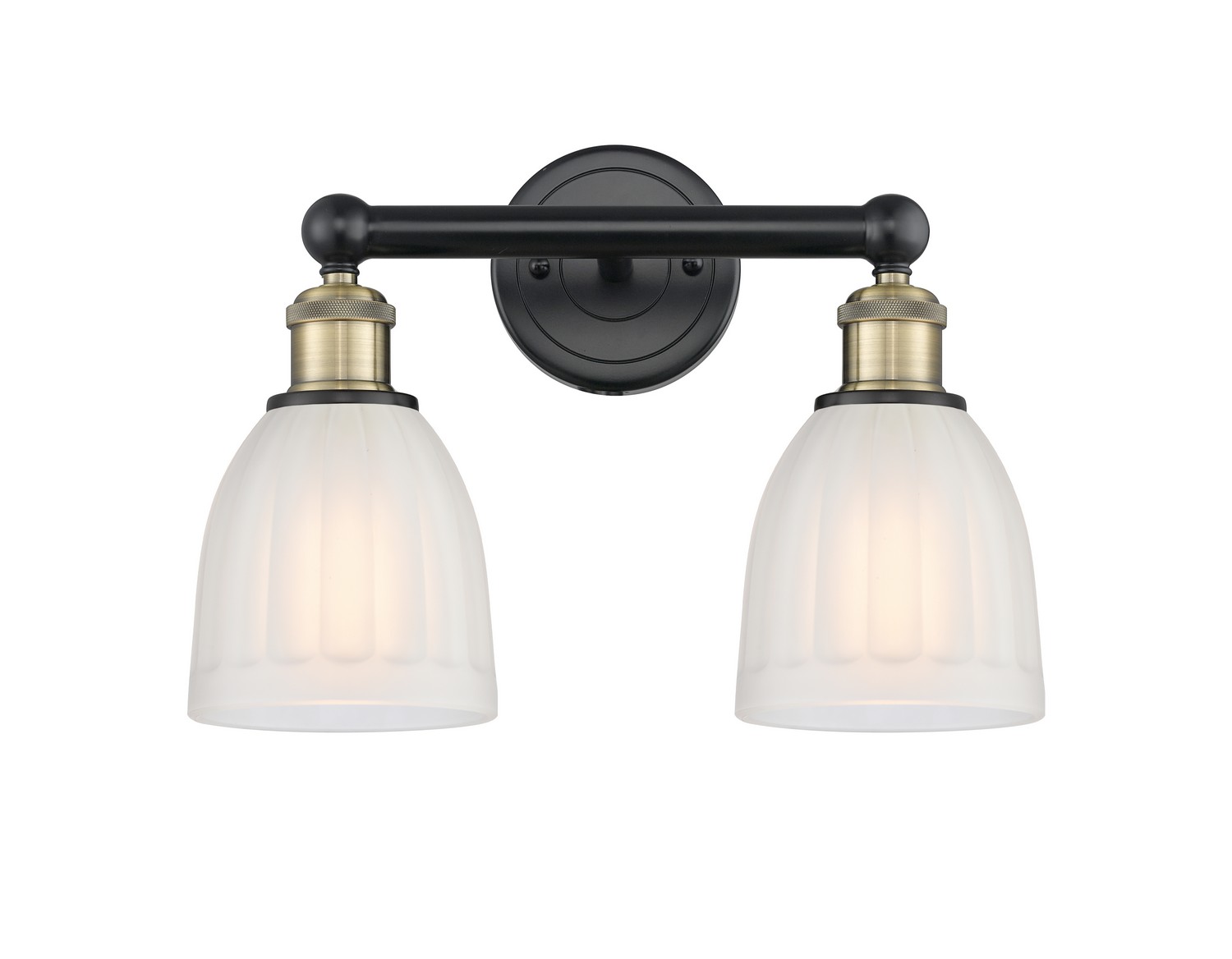 Two Light Bath Vanity by Innovations - Edison Collection, Black Antique Brass Finish - 616-2W-BAB-G441