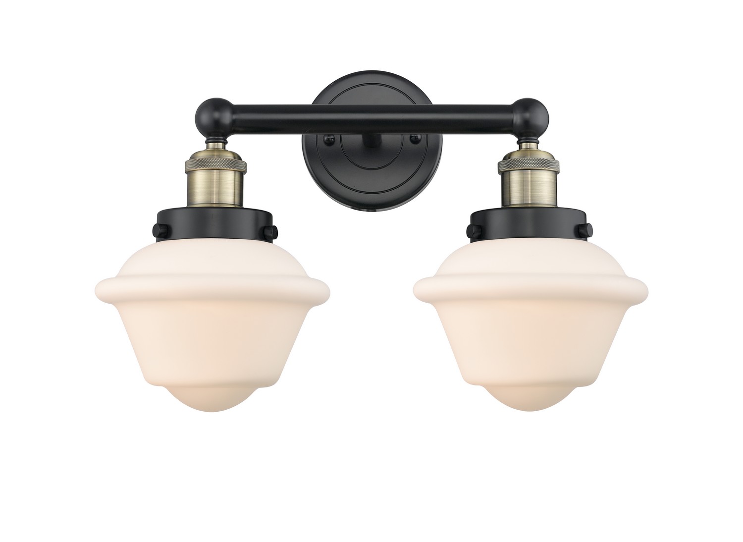 Two Light Bath Vanity by Innovations - Edison Collection, Black Antique Brass Finish - 616-2W-BAB-G531
