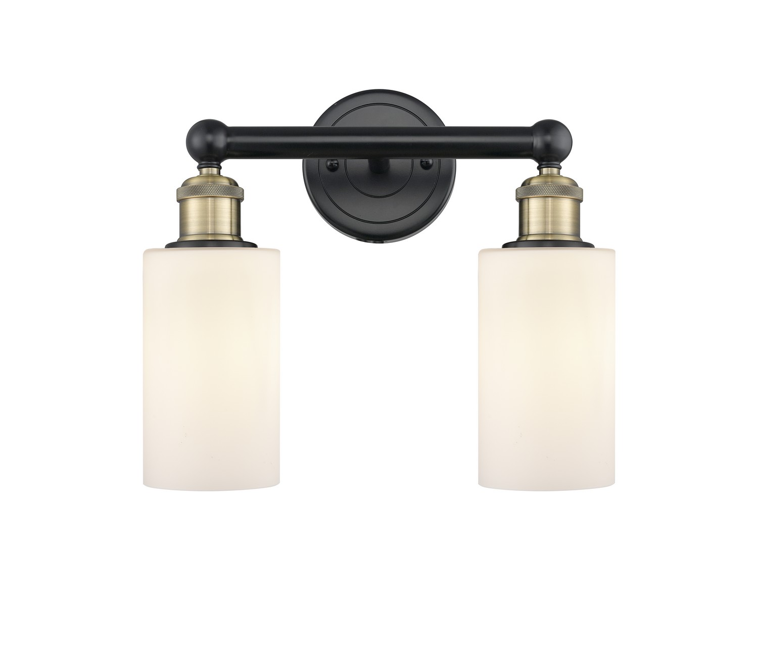 Two Light Bath Vanity by Innovations - Edison Collection, Black Antique Brass Finish - 616-2W-BAB-G801
