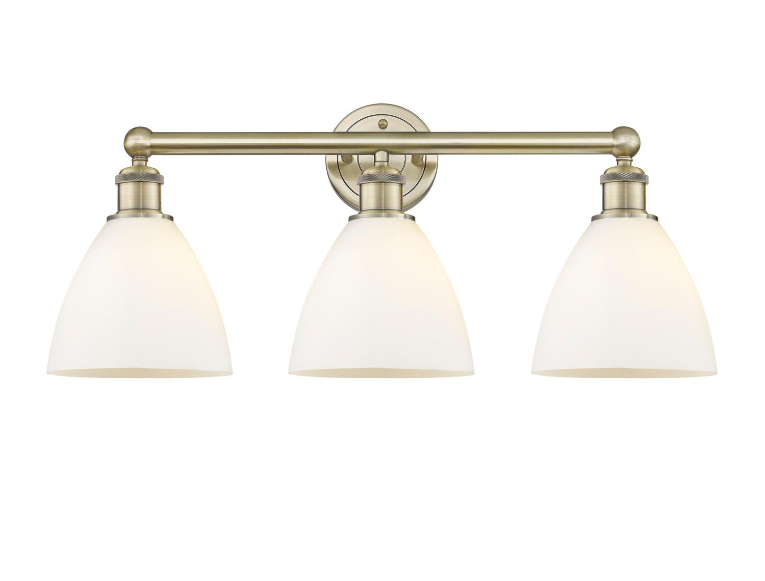 Three Light Bath Vanity by Innovations - Edison Collection, Antique Brass Finish - 616-3W-AB-GBD-751