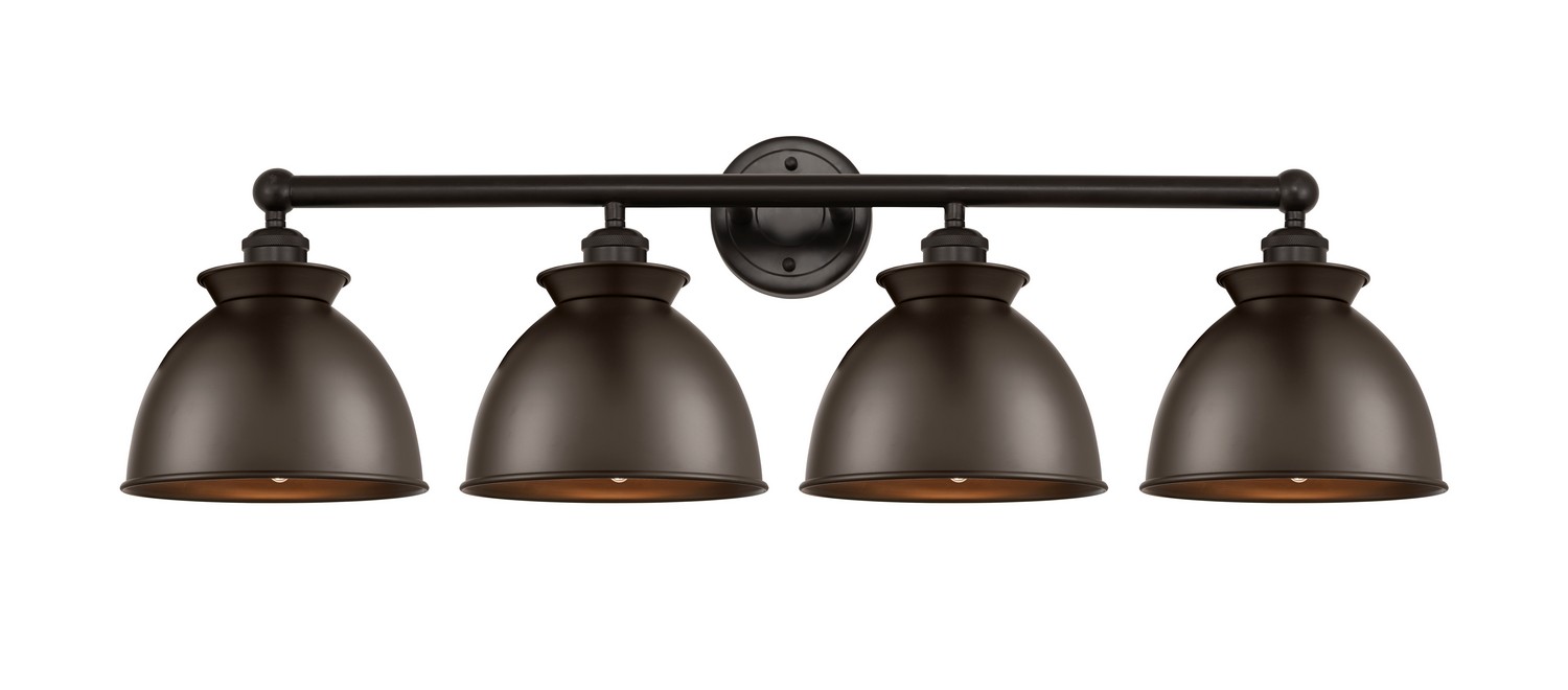 Four Light Bath Vanity by Innovations - Edison Collection, Oil Rubbed Bronze Finish - 616-4W-OB-M14-OB