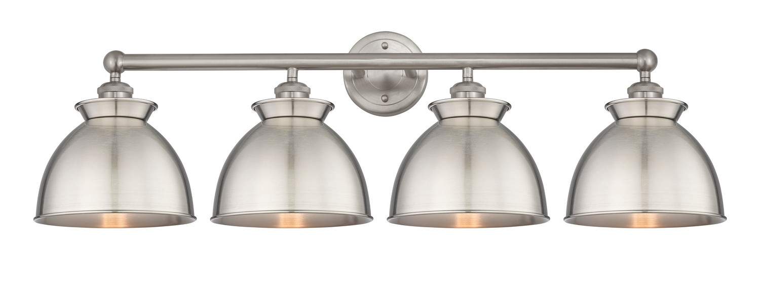 Four Light Bath Vanity by Innovations - Edison Collection, Brushed Satin Nickel Finish - 616-4W-SN-M14-SN