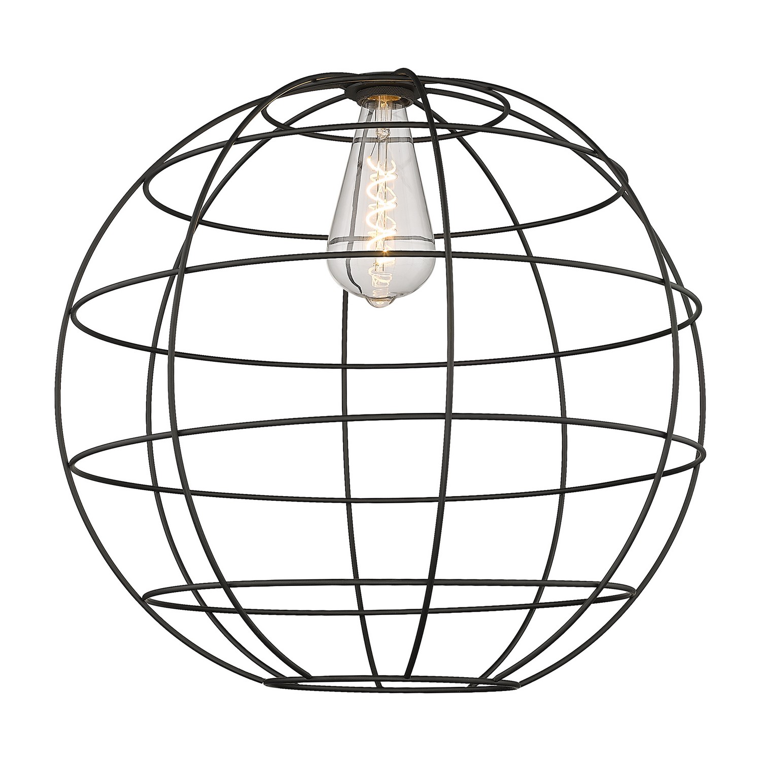 Shade by Innovations - Ballston Collection, Black Orb Wire Cage Finish - CE-22-BK