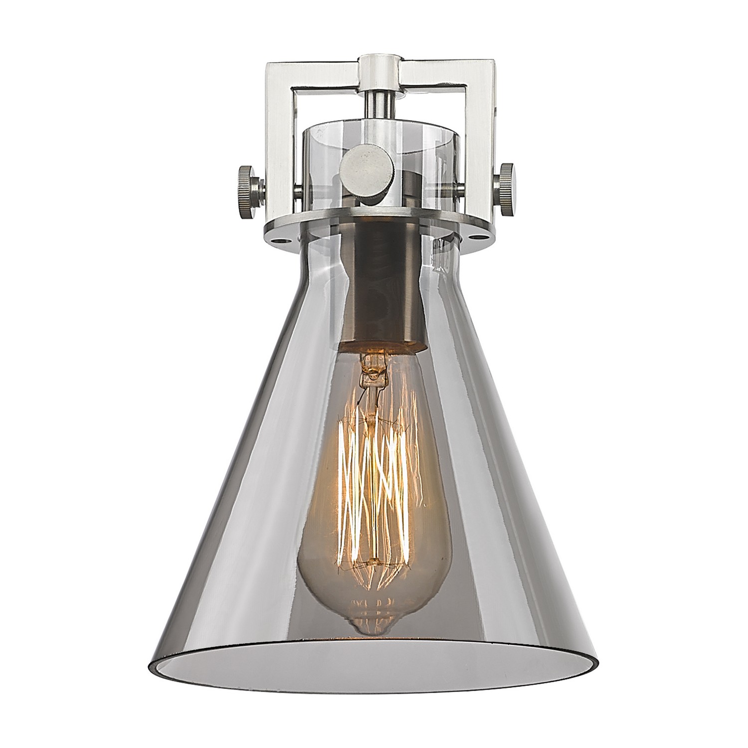 Glass by Innovations - Downtown Urban Collection, Light Smoke Large Cone Finish - G411-7SM