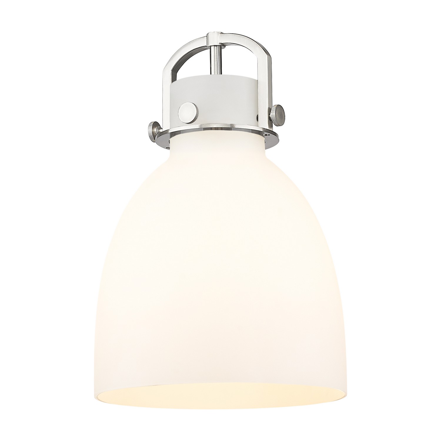 Glass by Innovations - Downtown Urban Collection, Cased Matte White Newton Bell Finish - G412-10WH