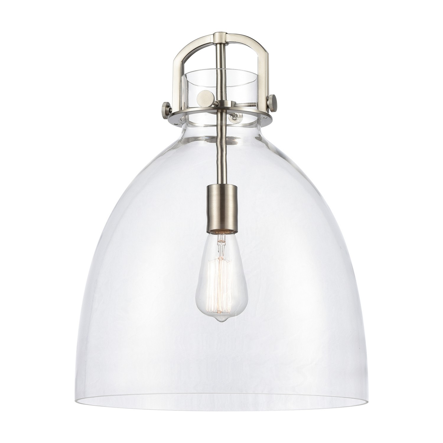 Glass by Innovations - Downtown Urban Collection, Clear Newton Bell Finish - G412-14CL