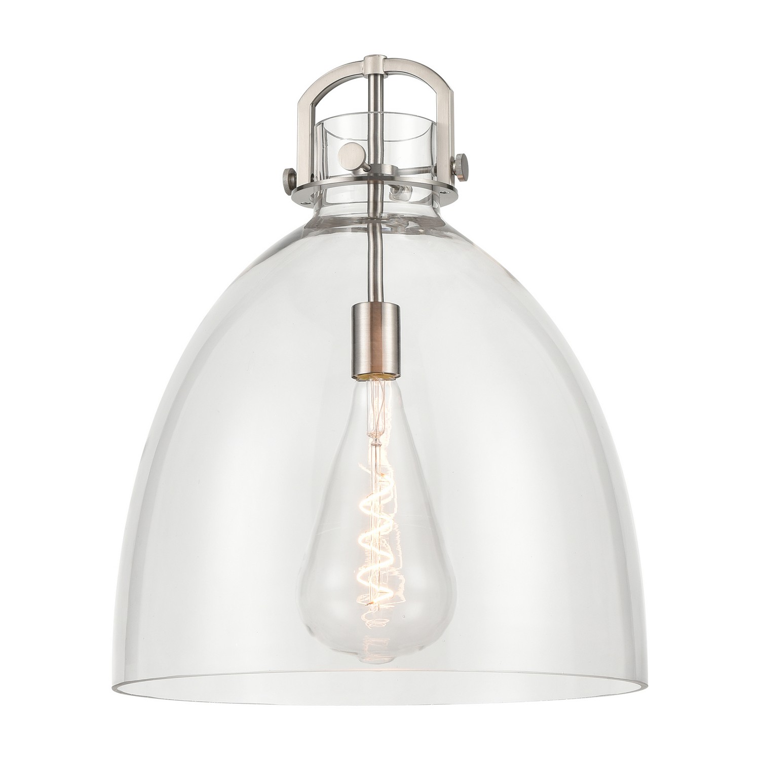 Glass by Innovations - Downtown Urban Collection, Clear Newton Bell Finish - G412-16CL