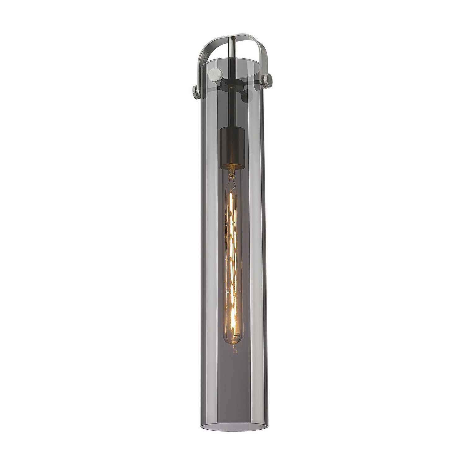 Glass by Innovations - Downtown Urban Collection, Light Smoke Pilaster Finish - G413-1S-4SM