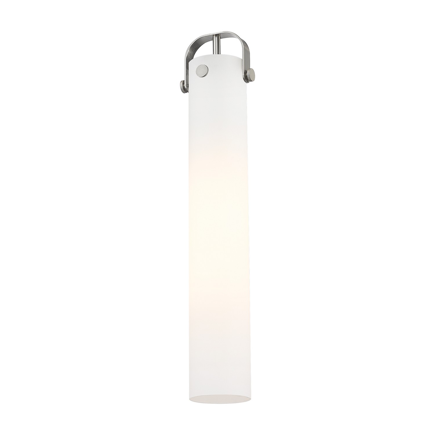Glass by Innovations - Downtown Urban Collection, Cased Matte White Pilaster Finish - G413-1S-4WH