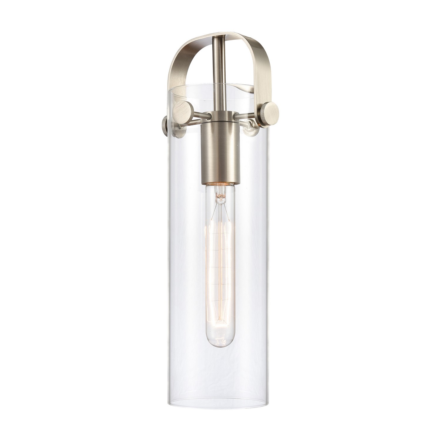Glass by Innovations - Downtown Urban Collection, Clear Pilaster Finish - G413-1W-4CL