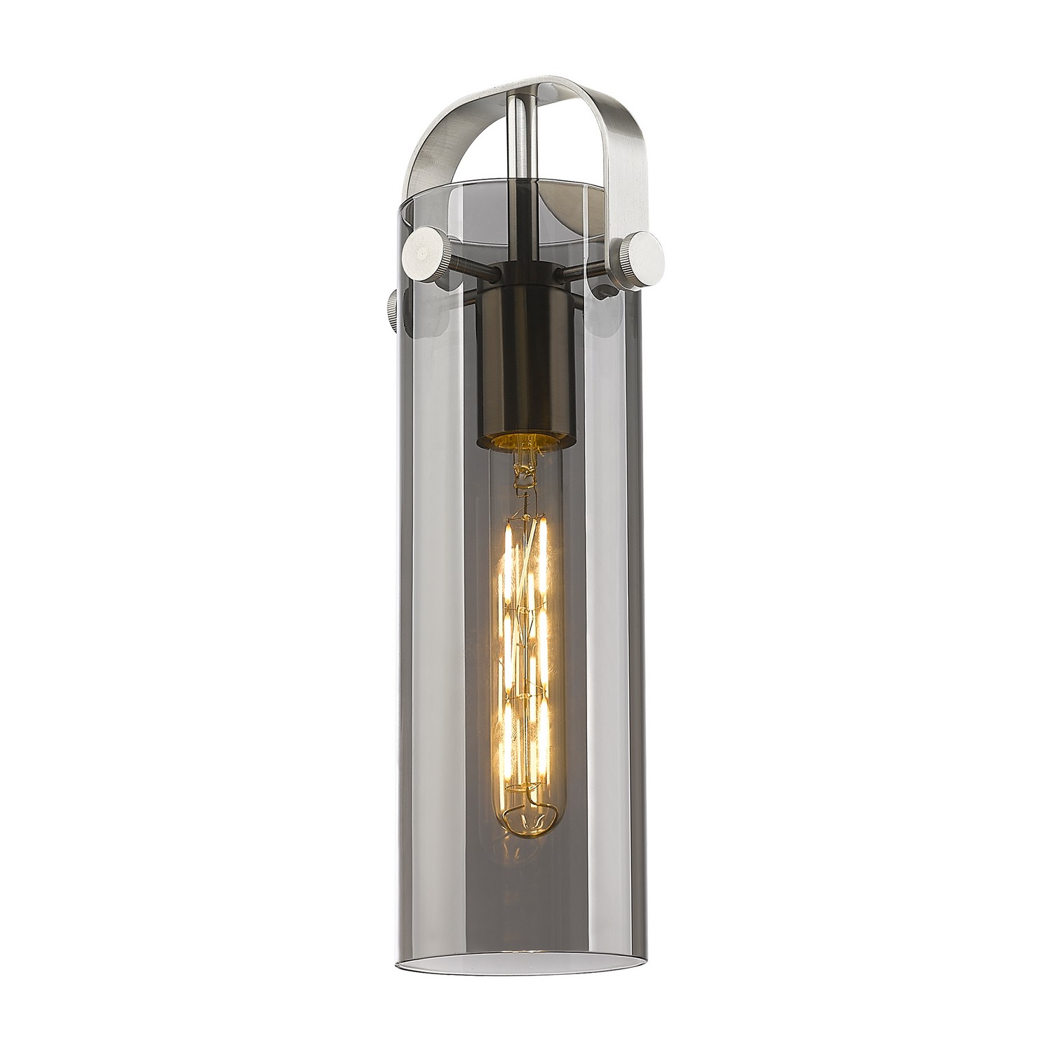 Glass by Innovations - Downtown Urban Collection, Light Smoke Pilaster Finish - G413-1W-4SM