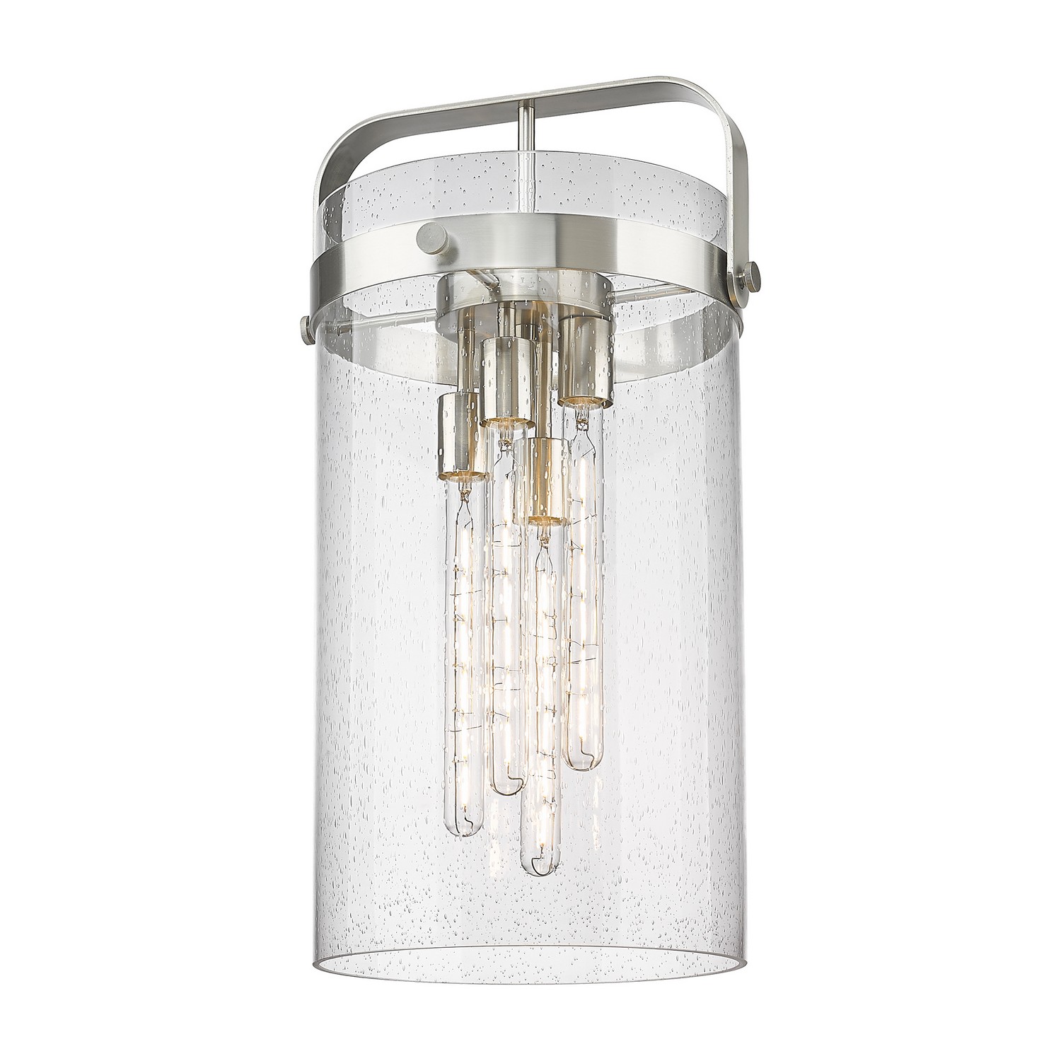 Glass by Innovations - Downtown Urban Collection, Seedy Pilaster Finish - G413-4S-12SDY