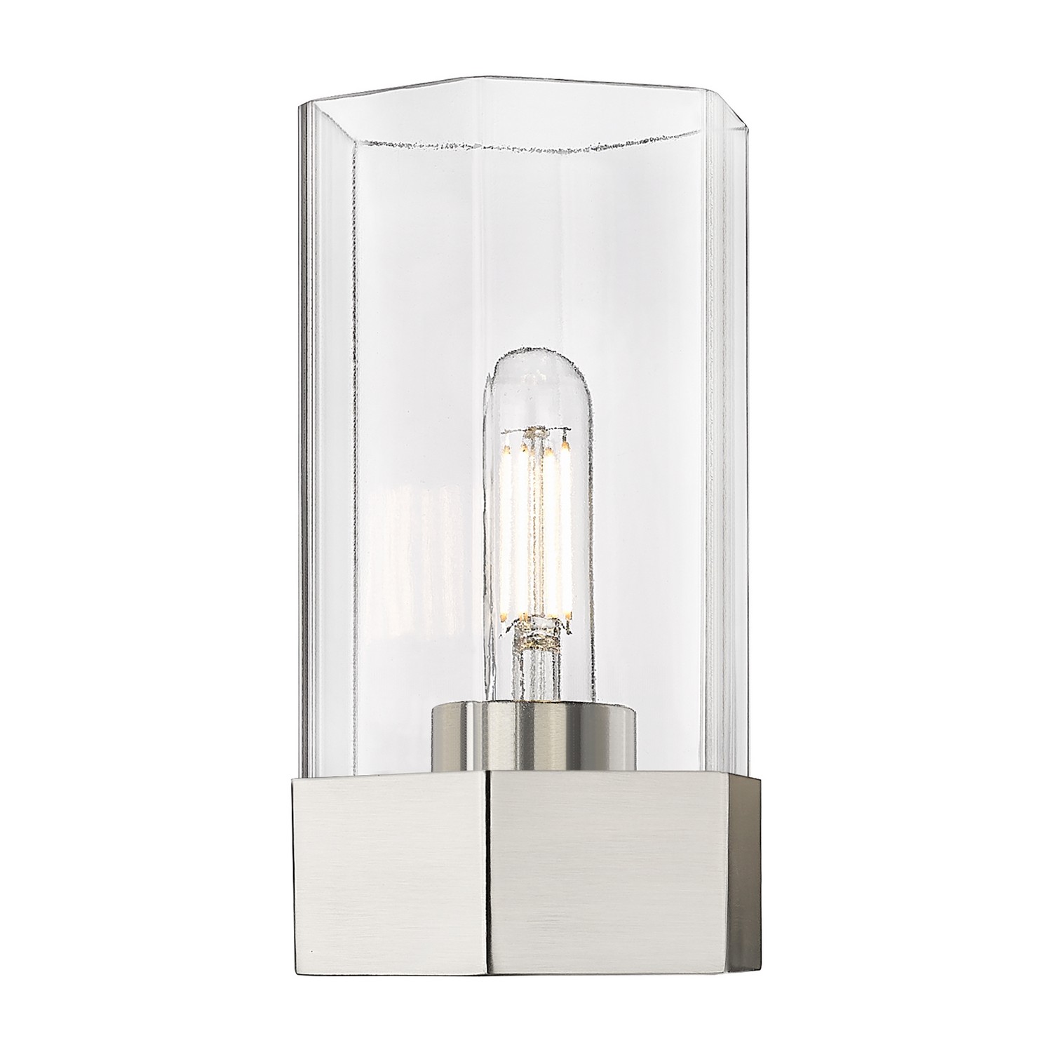 Glass by Innovations - Downtown Urban Collection, Clear Claverack Finish - G427-9CL