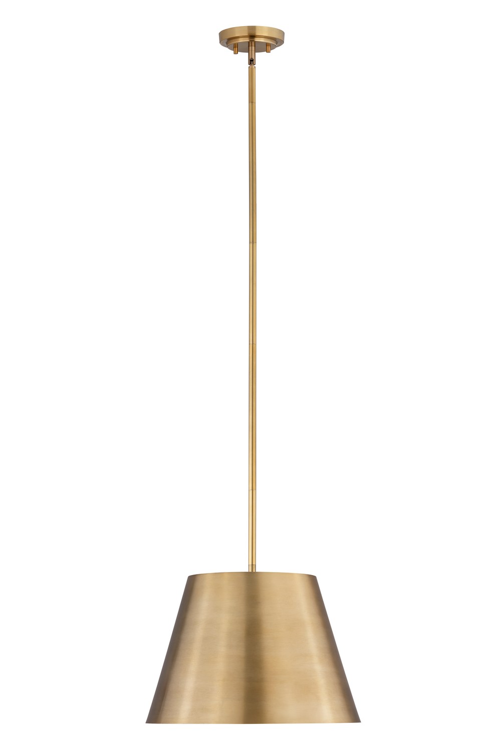 One Light Pendant by Z-Lite - Lilly Collection, Rubbed Brass Finish - 2307-18RB