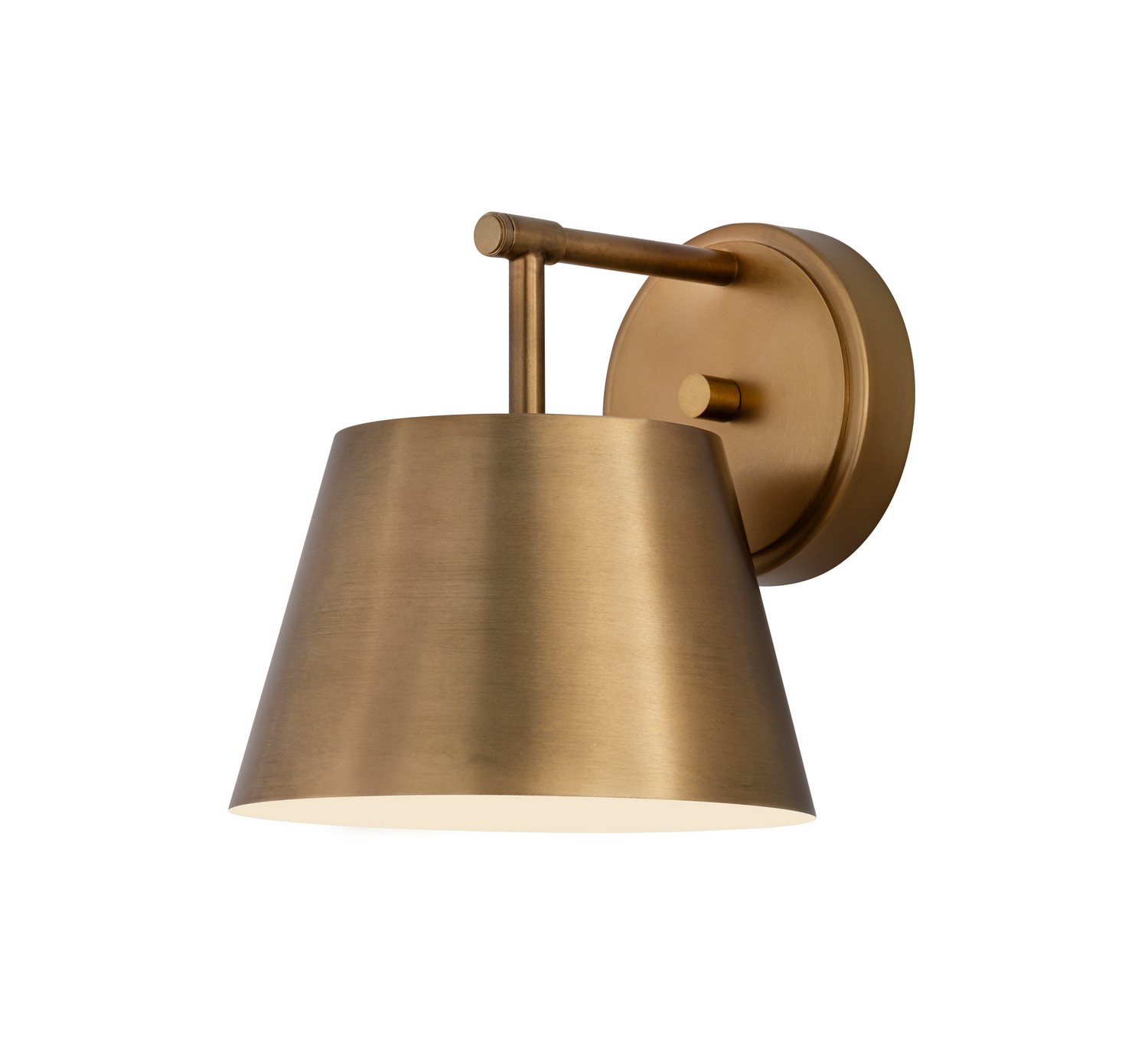One Light Wall Sconce by Z-Lite - Lilly Collection, Rubbed Brass Finish - 2307-1S-RB
