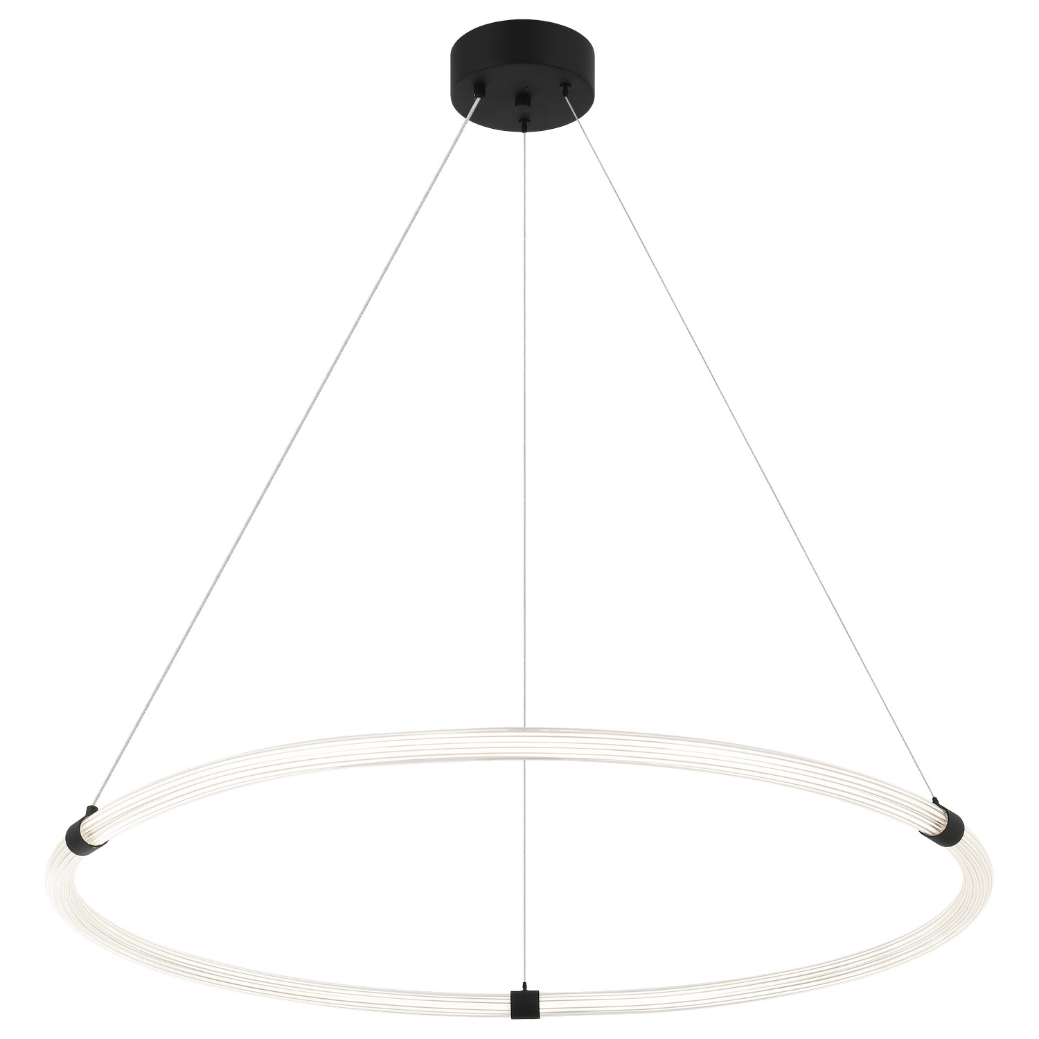 Matteo Lighting C34840MB Inkara LED 39.38 inch Matte Black Pendant Ceiling Light